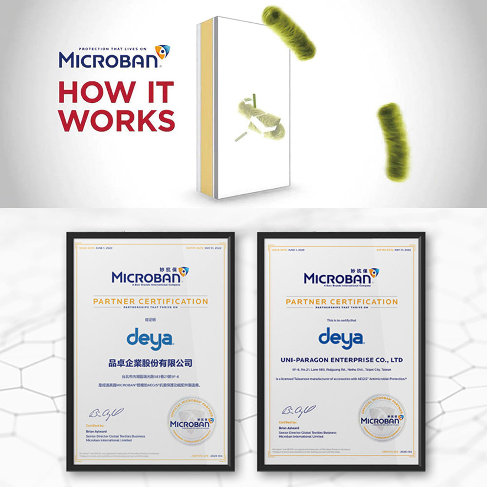 deya Multi-way Storage control antibacterial multi-layer hand / cross-body dual-use bag - silver gray blue