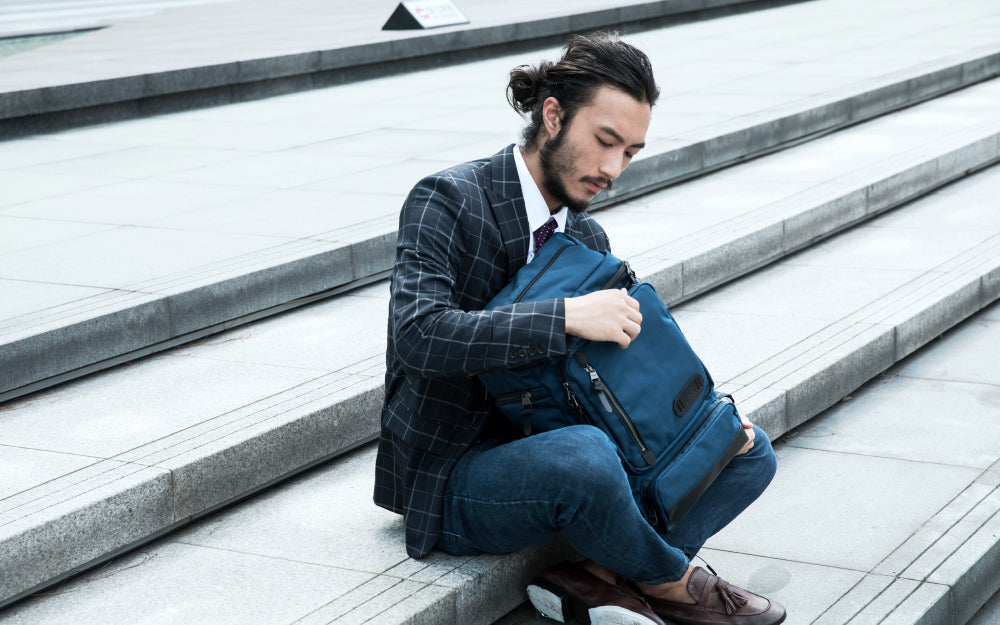 deya Bristol functional backpack - dark blue