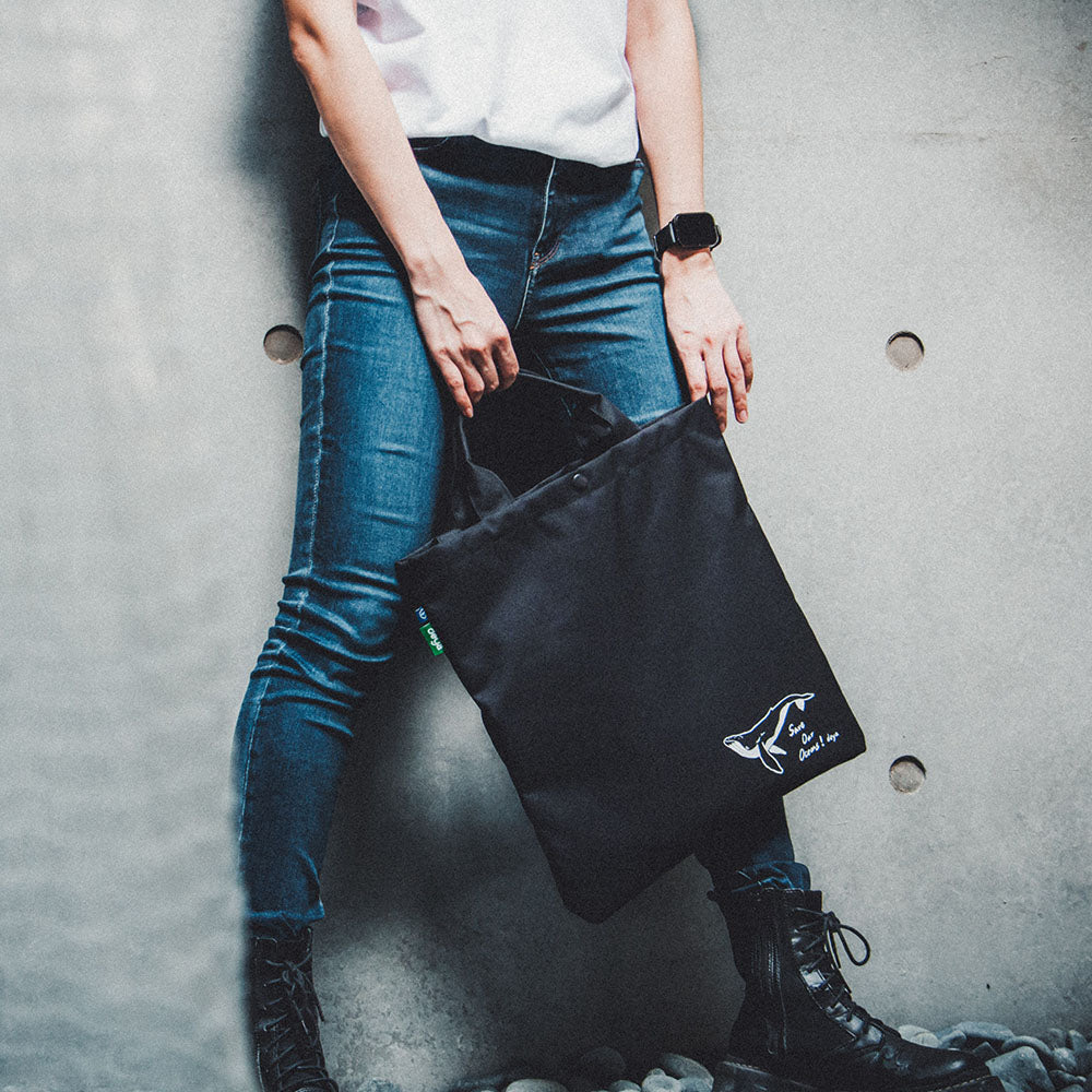 Humpback Wale Recycled Tote Bag