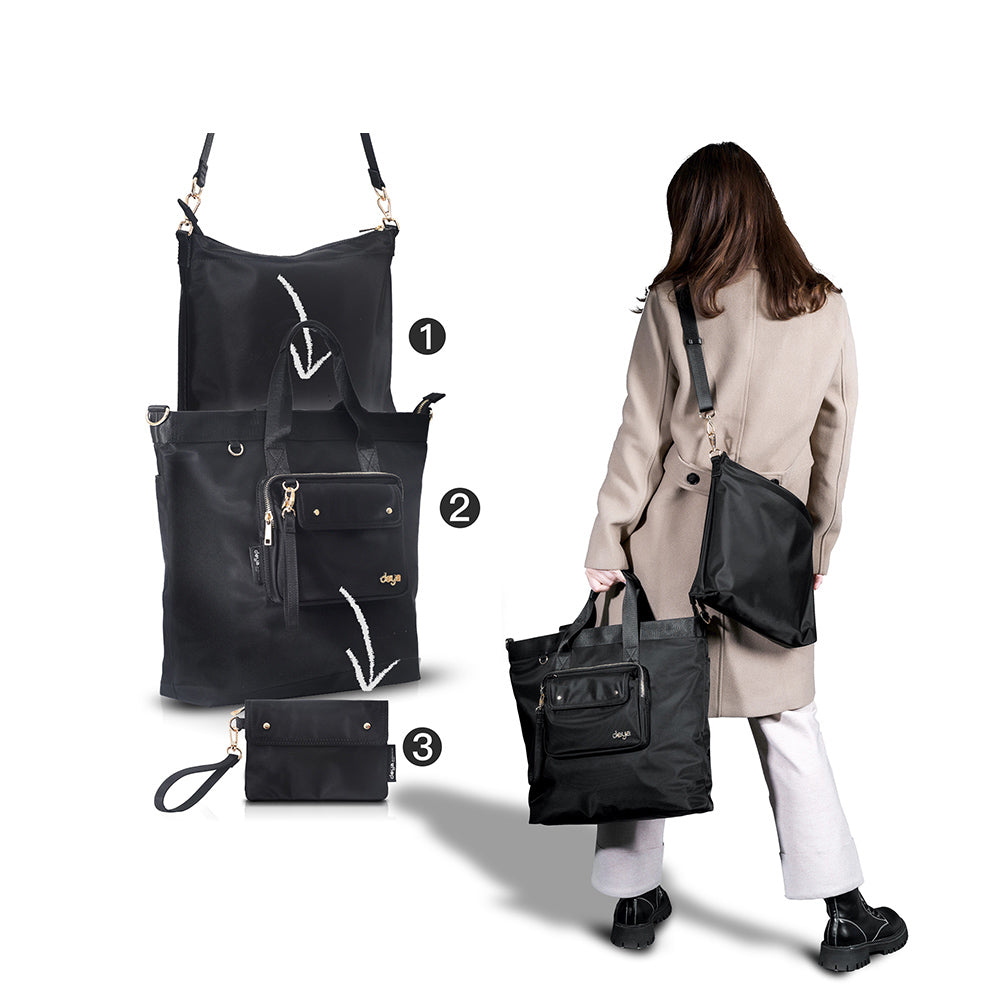 deya chic Classic - Large Tote Three-Purpose Bag (L)