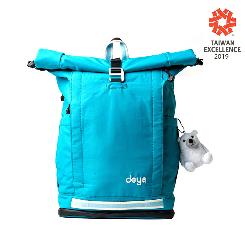 Ocean Recycled Roll  Functional Backpack-blue