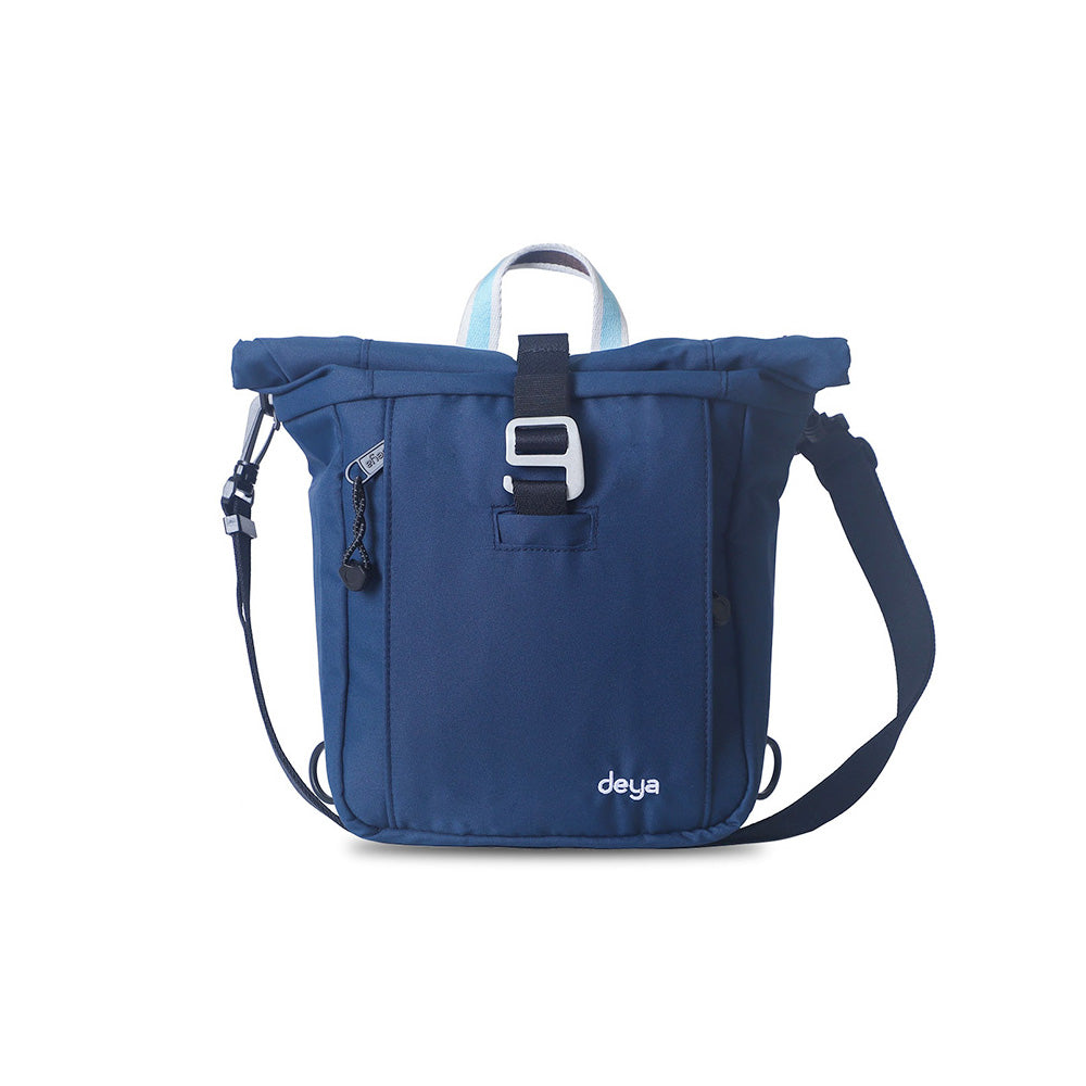 Ocean Recycled Roll Crossbody Bag-blue
