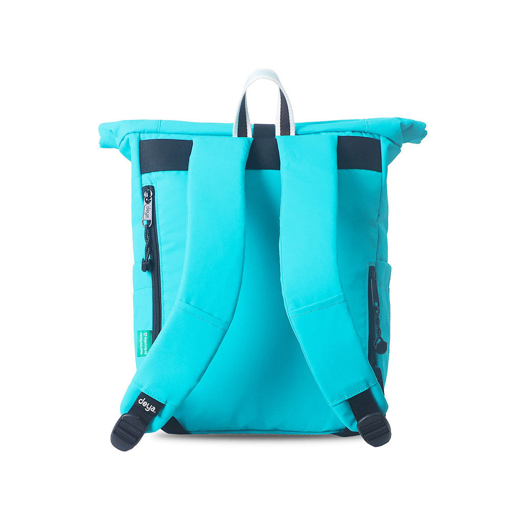 Ocean Recycled Roll Backpack-blue