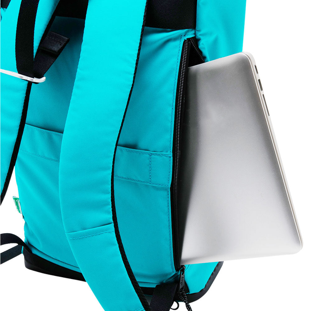 Ocean Recycled Roll  Functional Backpack-blue