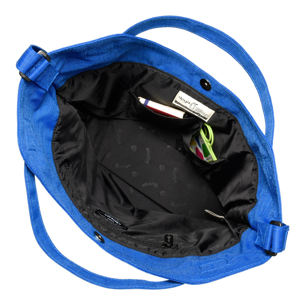 Light Spot Bear Recyled Two-Purpose Tote Bag-blue